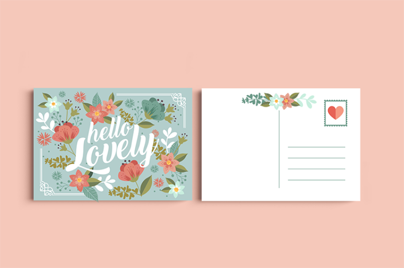 floral-postcards