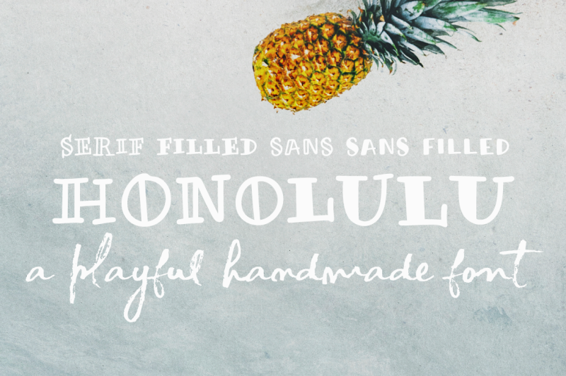 honolulu-a-handmade-font