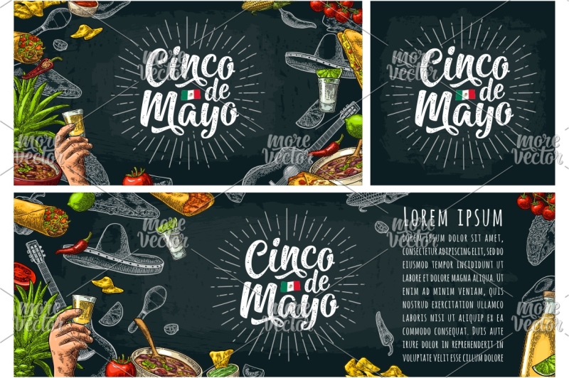 cinco-de-mayo-lettering-and-mexican-traditional-food-with-tequilla