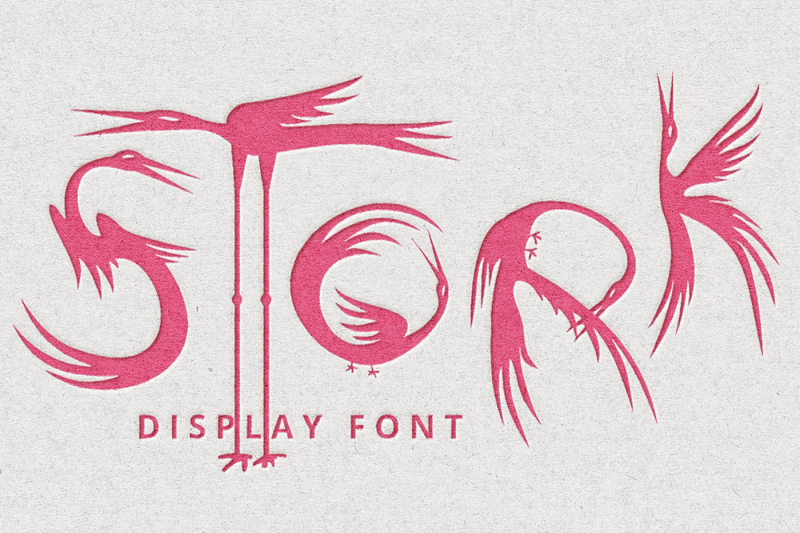 stork-font