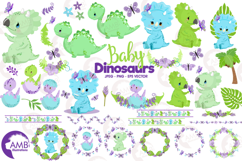 dinosaur-clipart-baby-dinosaur-nursery-amb-2418