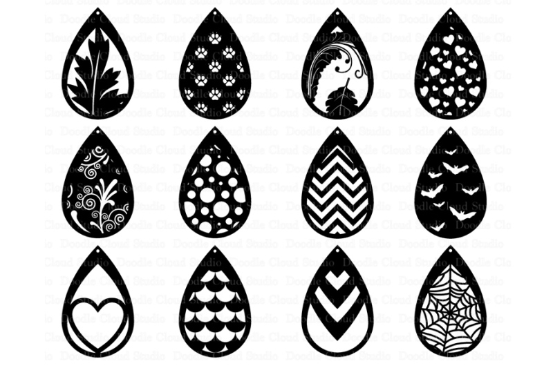 earring-template-svg-pendant-svg-tear-drop-earrings-cut-files