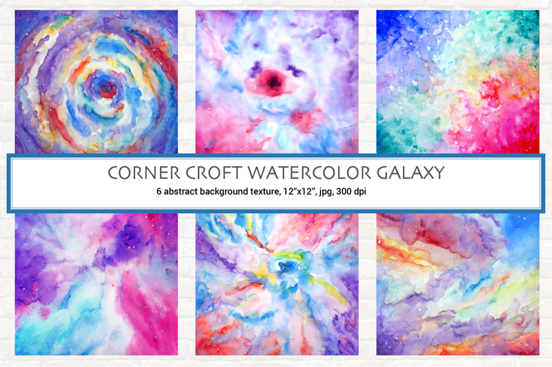 watercolour-landscape-background-galaxy-for-instant-download