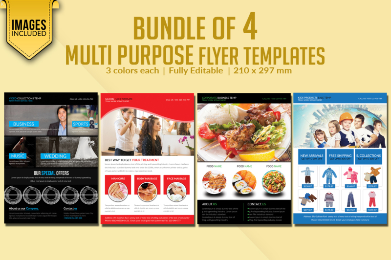 bundle-of-4-multi-purpose-flyer-templates