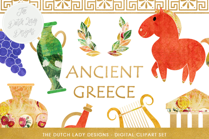 greek-archeology-clipart-set
