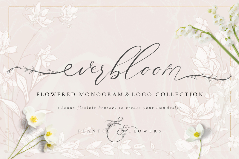 flowered-monogram-amp-logo-collection