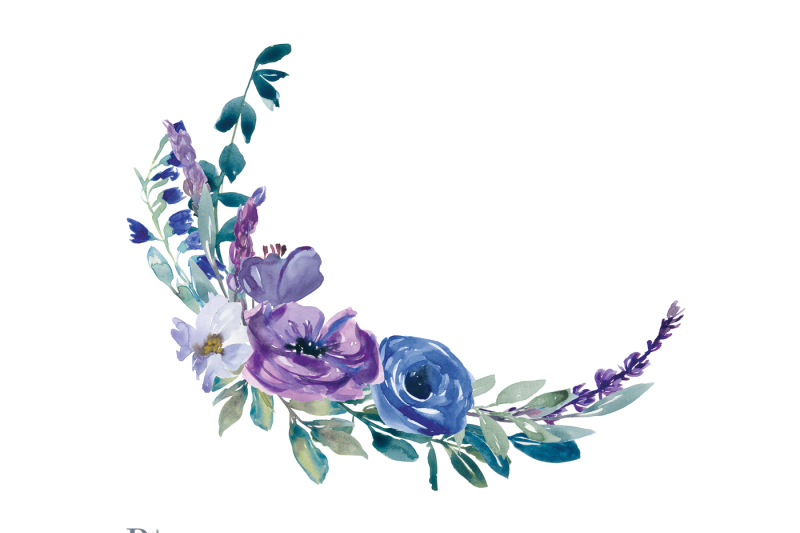 hand-painted-watercolor-wedding-flowers-clip-art-purple-and-blue