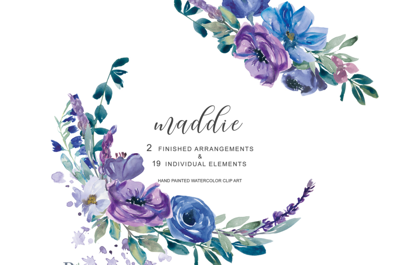 hand-painted-watercolor-wedding-flowers-clip-art-purple-and-blue