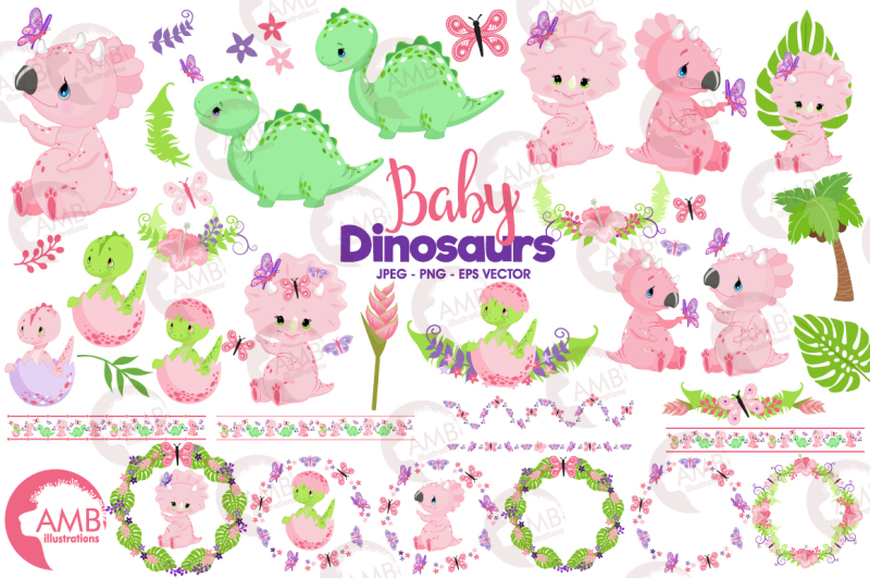 dinosaur-clipart-baby-dinosaur-girl-dinosaurs-amb-2421