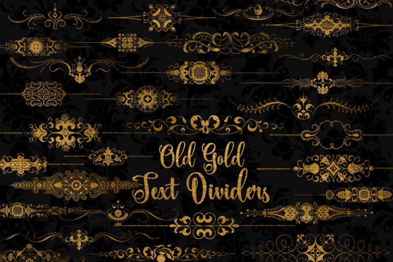 old-gold-text-dividers