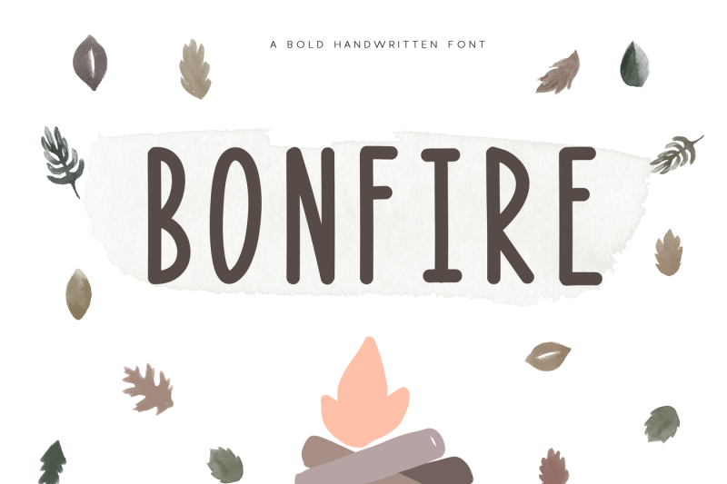 bonfire-a-bold-handwritten-font