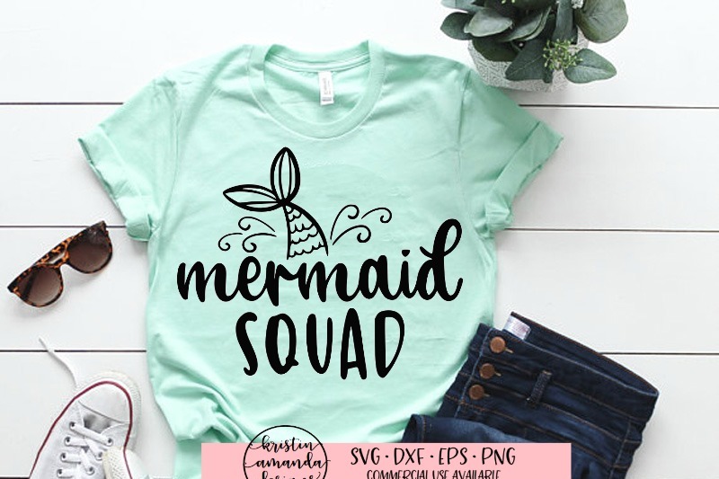 Download Mermaid Squad SVG DXF EPS PNG Cut File • Cricut ...