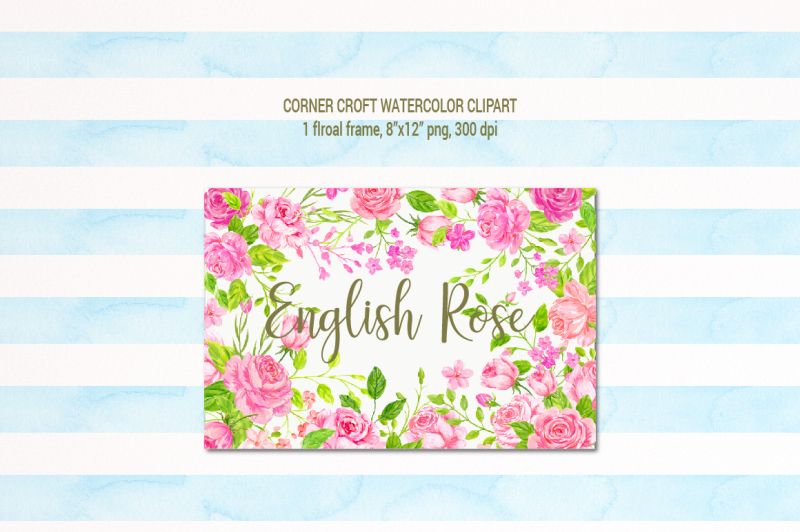 english-rose-clipart-watercolor-pink-rose