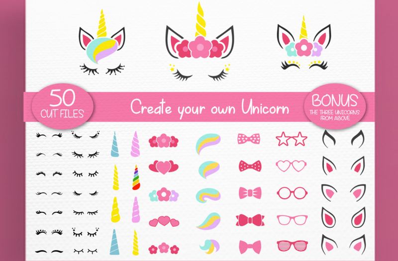 unicorn-svg-unicorn-kit-svg-create-your-own-lashes-svg-unicorn