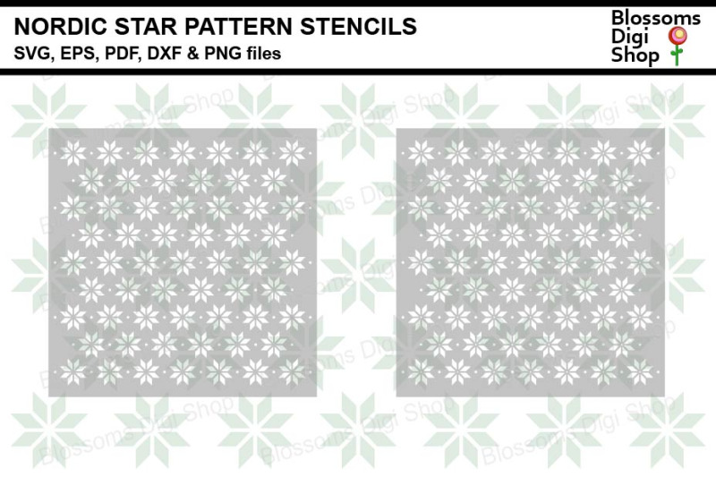 nordic-star-pattern-stencils-svg-eps-pdf-dxf-amp-png-files