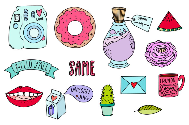 pack-of-cute-modern-stickers