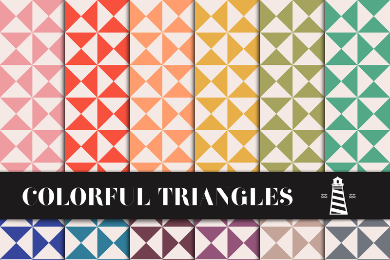 colorful-triangle-patterns