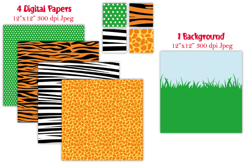 jungle-animals-clipart-jungle-graphics-amp-illustrations-jungle-paper