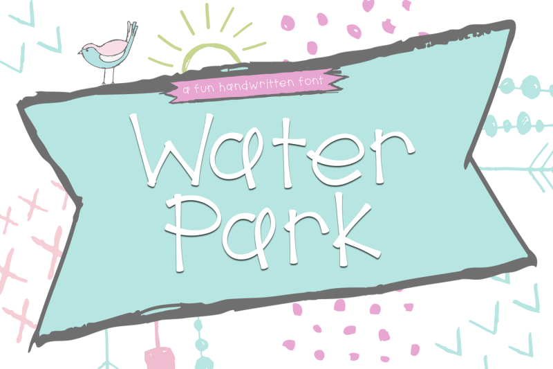 water-park-a-cute-handwritten-font