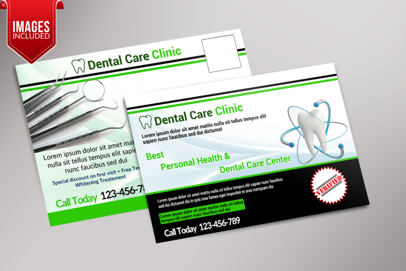 dental-care-clinic-postcard