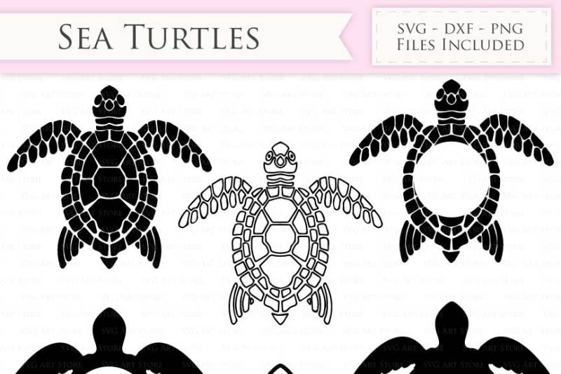 Download Sea Turtle SVG Files and Monogram By SVGArtStore ...