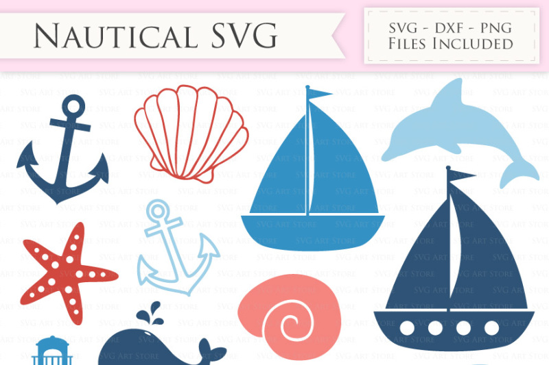 Nautical Svg Files Sailing Svg Cut Files By Svgartstore Thehungryjpeg Com