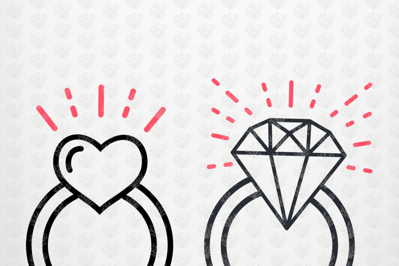 diamond-amp-heart-engagement-rings-svg-file