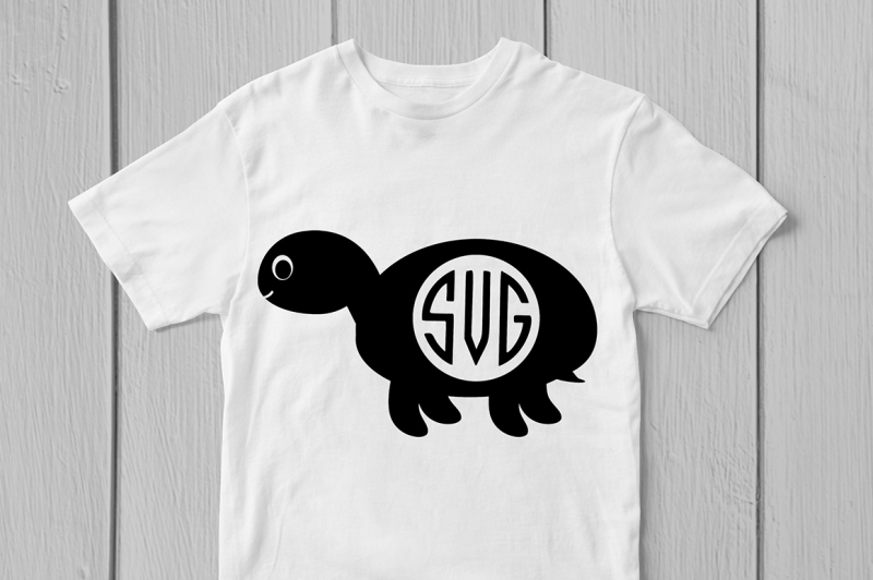 cute-tortoise-monogram-frame-svg-cut-file