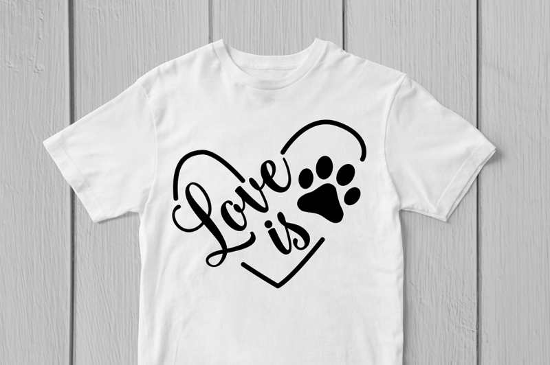 Free Free 164 Love With Paw Print Svg Free SVG PNG EPS DXF File