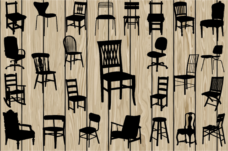 26-chair-svg-chair-vector-chair-silhouette-clipart-cutting-file