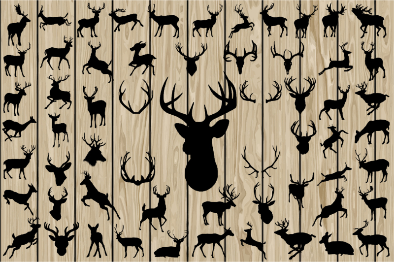 60-deer-svg-deer-vector-deer-silhouette-clipart-cutting-file