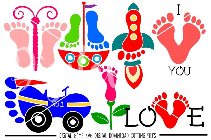 footprint-svg-dxf-eps-png-files
