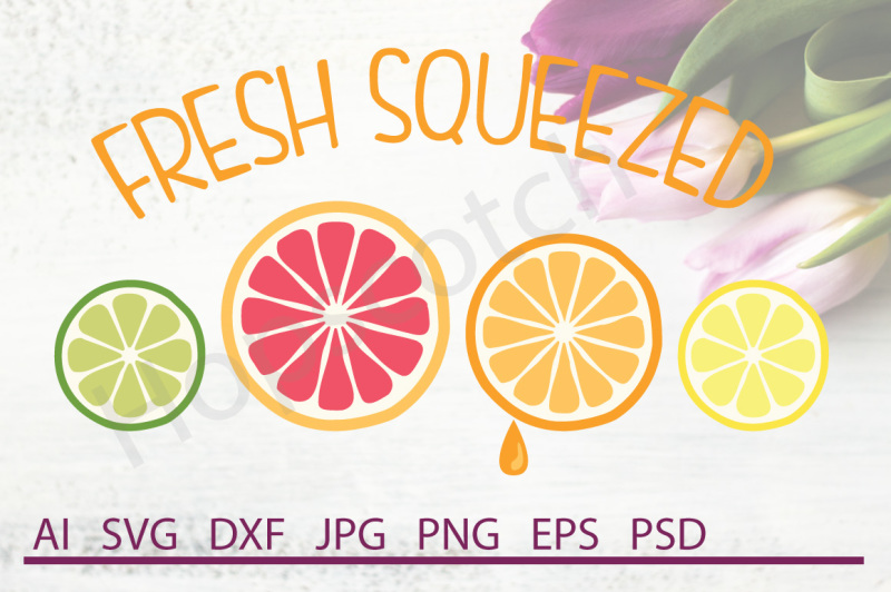 Fruit Slices SVG, Fruit Slices DXF, Cuttable File By ...