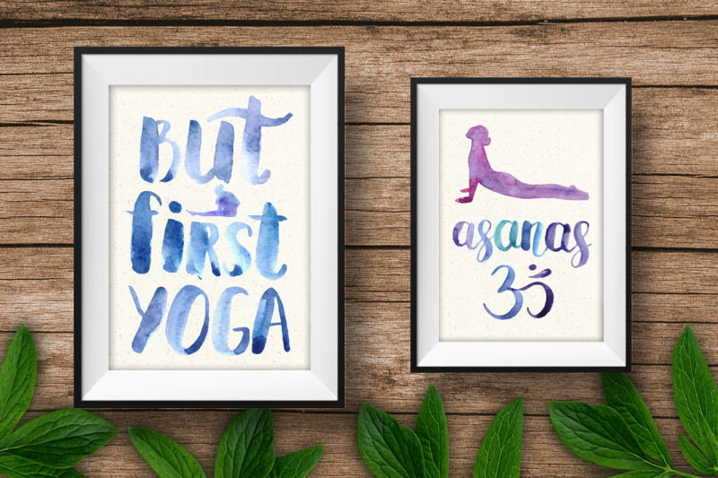 watercolor-yoga-asanas