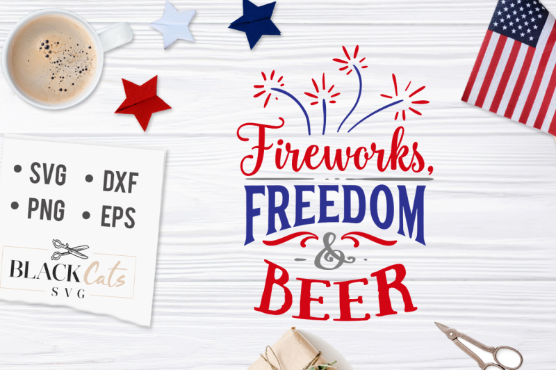 fireworks-freedom-and-beer-svg