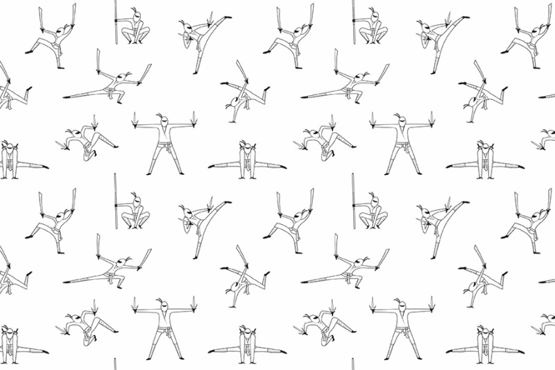 seamless-pattern-of-ninja