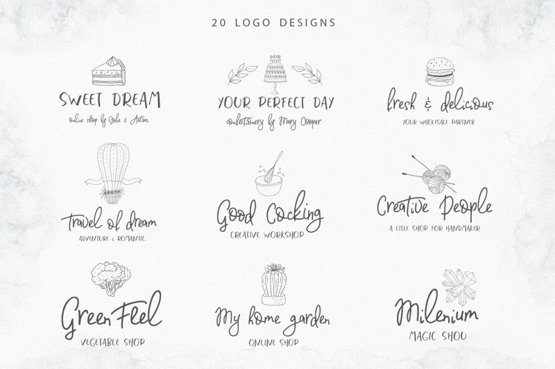 fashionable-duo-font-and-illustrations