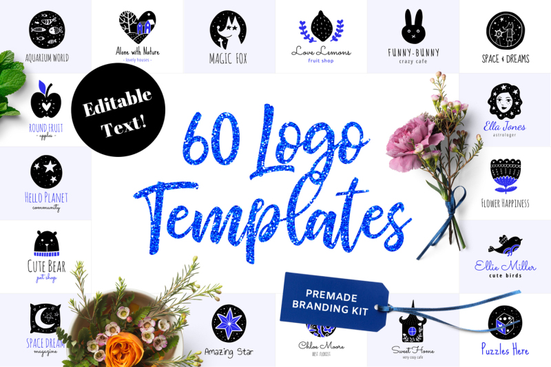 60-logo-templates-branding-kit