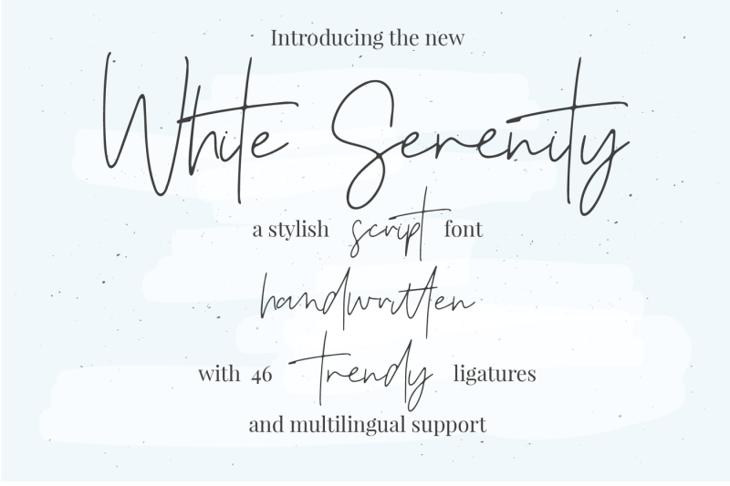 white-serenity-signature-font