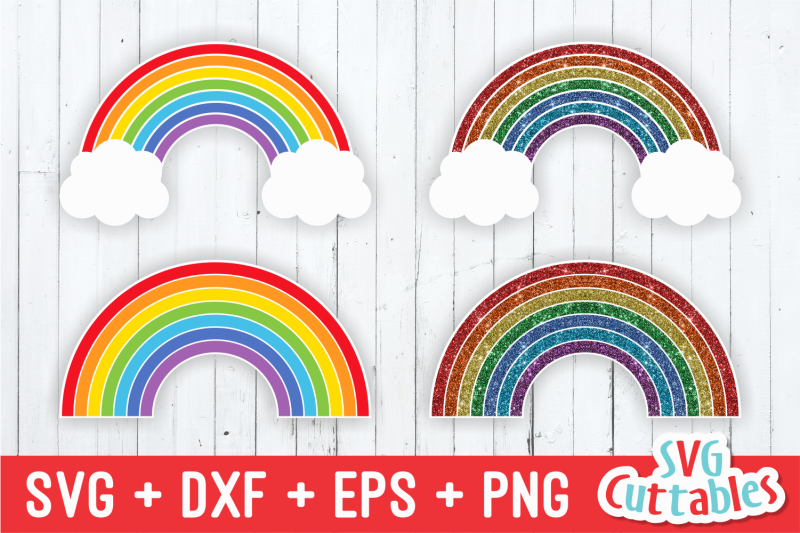 Download Rainbow svg, Rainbow png By Svg Cuttables | TheHungryJPEG.com