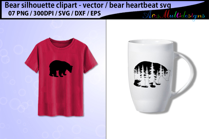 bear-svg-silhouette-vector-mama-bear-svg-cut-papa-bear-svg