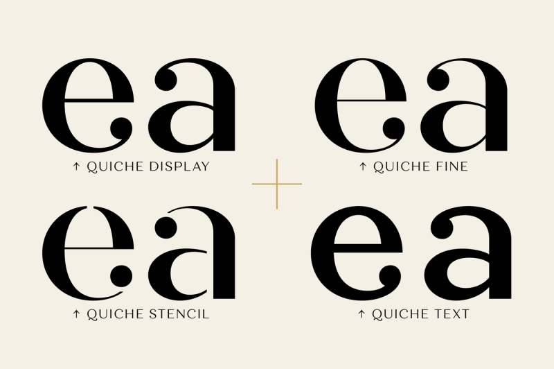 Quiche Font Family By Adam Ladd Thehungryjpeg Com
