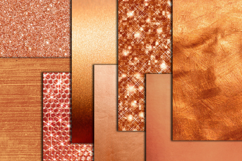 rose-gold-foil-papers-glitter-digital-papers