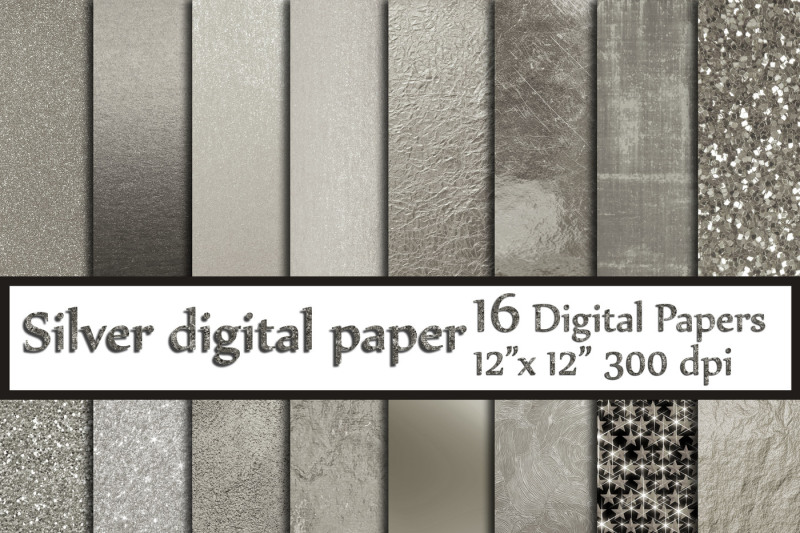 silver-digital-paper-metallic-silver-backgrounds