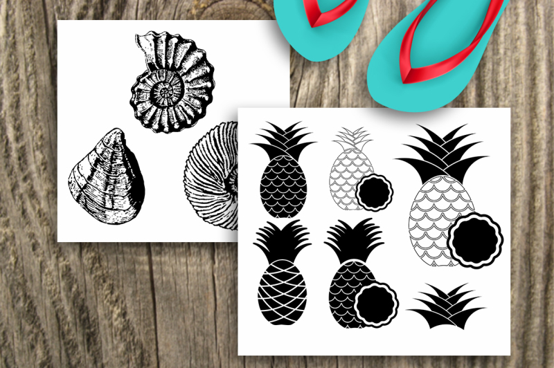 Download Summer SVG Bundle, Summer Design Bundle, 10 sets with 47 designs By Dreamer's Designs ...