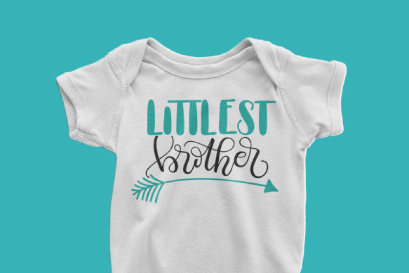 littlest-brother-arrow-hand-drawn-lettered-cut-file