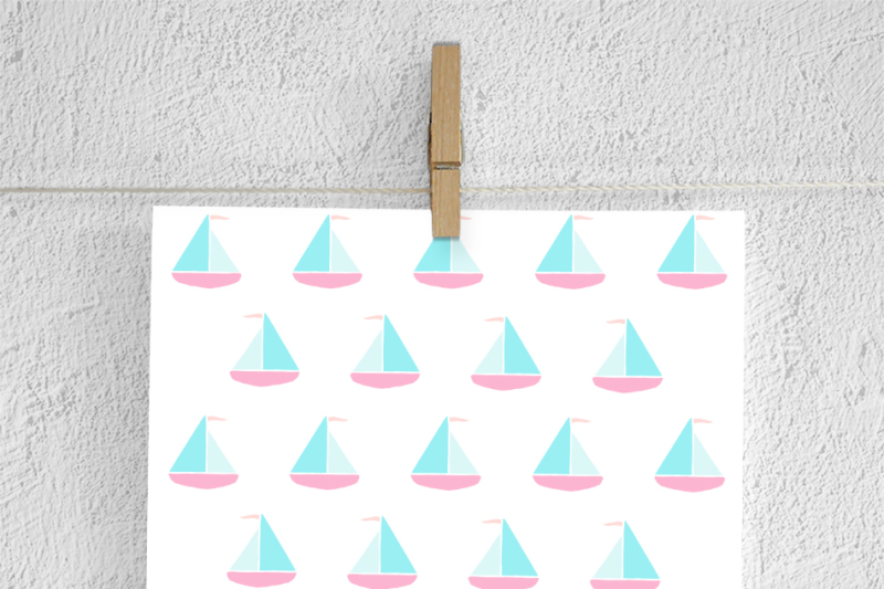 nautical-patterns-baby-shower-paper