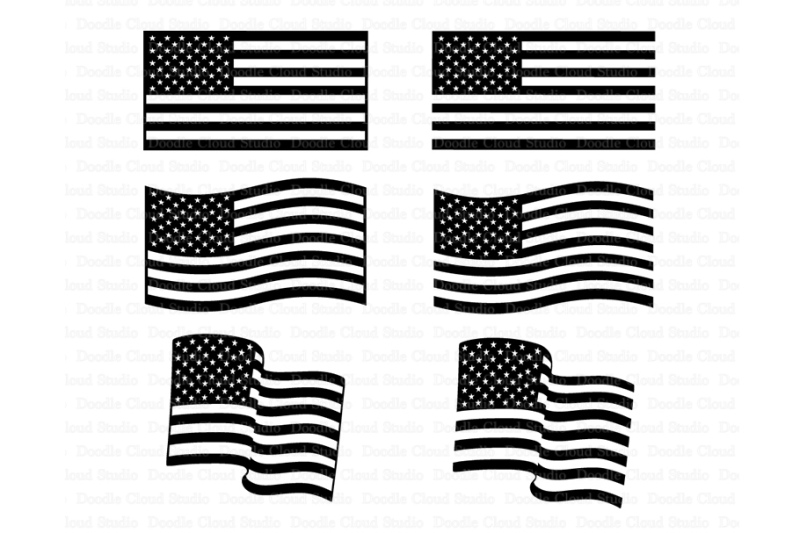 Free Svg Barbara American Flag File For Cricut