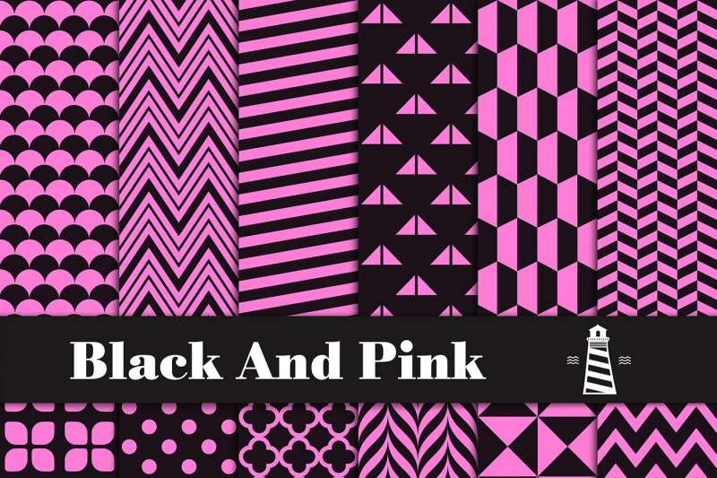 black-and-pink-patterns