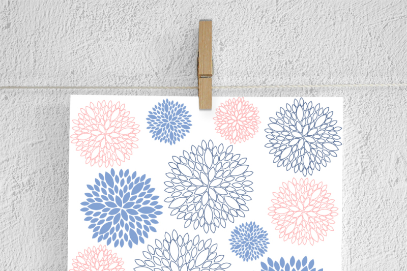 floral-digital-paper-floral-pattern